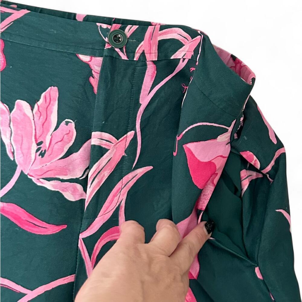 Anthropologie Breezy Printed Tropical Straight Pants (14) - Picture 12 of 16